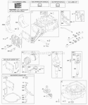 Camshaft Crankshaft Cylinder Engine Sump KitGasket Lubrication Piston Group Valves Diagram and Parts List for  Briggs and Stratton Engine